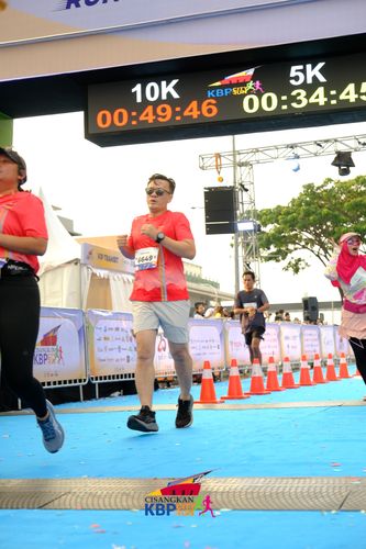Race photo from CISANGKAN KBP CITY RUN 2025