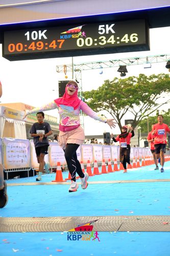 Race photo from CISANGKAN KBP CITY RUN 2025