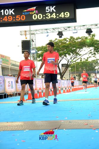 Race photo from CISANGKAN KBP CITY RUN 2025