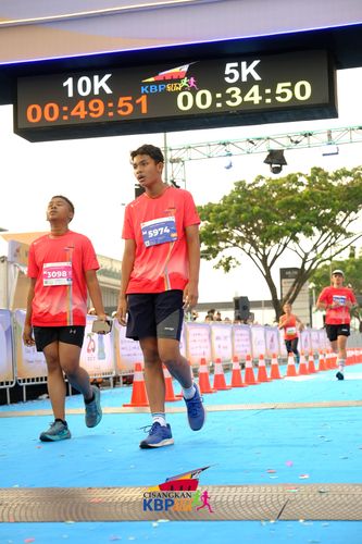 Race photo from CISANGKAN KBP CITY RUN 2025
