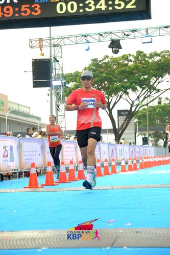 Race photo from CISANGKAN KBP CITY RUN 2025