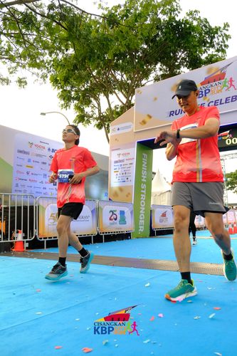 Race photo from CISANGKAN KBP CITY RUN 2025