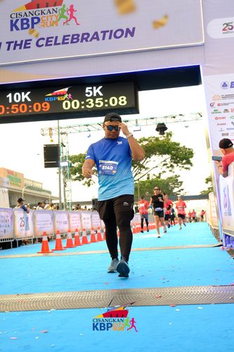 Race photo from CISANGKAN KBP CITY RUN 2025
