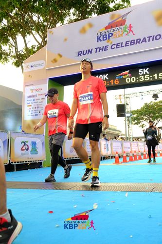Race photo from CISANGKAN KBP CITY RUN 2025
