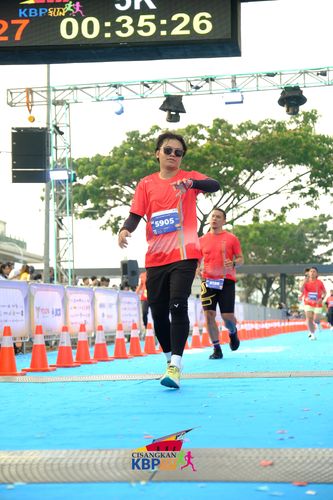 Race photo from CISANGKAN KBP CITY RUN 2025