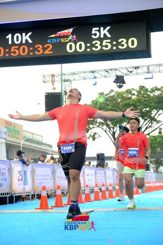 Race photo from CISANGKAN KBP CITY RUN 2025