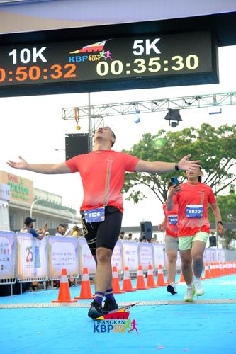 Race photo from CISANGKAN KBP CITY RUN 2025