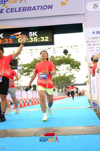Race photo from CISANGKAN KBP CITY RUN 2025