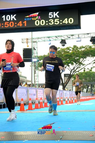 Race photo from CISANGKAN KBP CITY RUN 2025