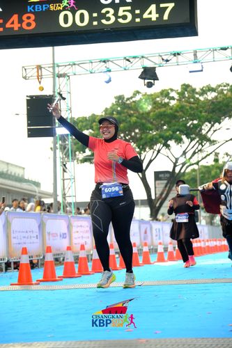 Race photo from CISANGKAN KBP CITY RUN 2025