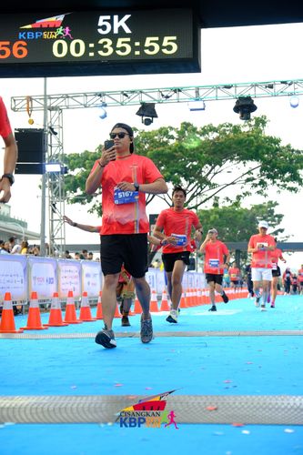 Race photo from CISANGKAN KBP CITY RUN 2025