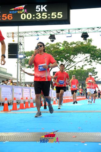 Race photo from CISANGKAN KBP CITY RUN 2025