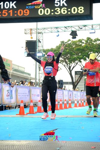 Race photo from CISANGKAN KBP CITY RUN 2025