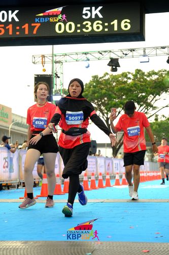 Race photo from CISANGKAN KBP CITY RUN 2025