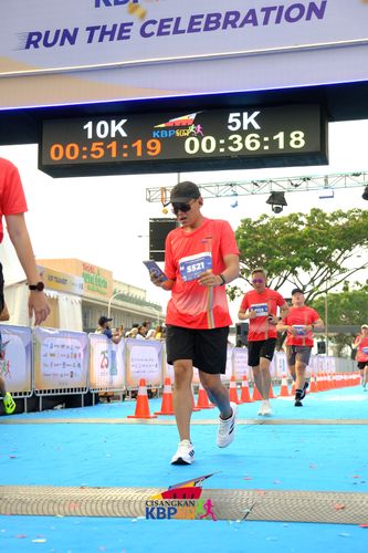 Race photo from CISANGKAN KBP CITY RUN 2025