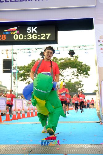 Race photo from CISANGKAN KBP CITY RUN 2025