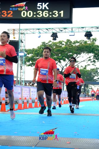 Race photo from CISANGKAN KBP CITY RUN 2025