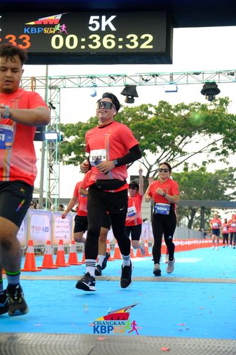 Race photo from CISANGKAN KBP CITY RUN 2025