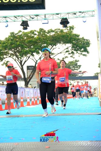 Race photo from CISANGKAN KBP CITY RUN 2025