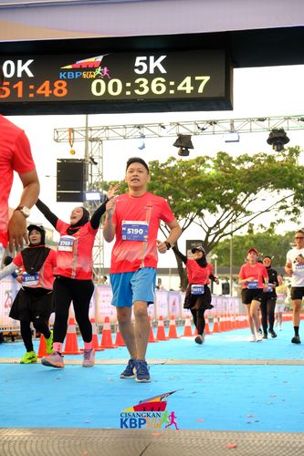 Race photo from CISANGKAN KBP CITY RUN 2025