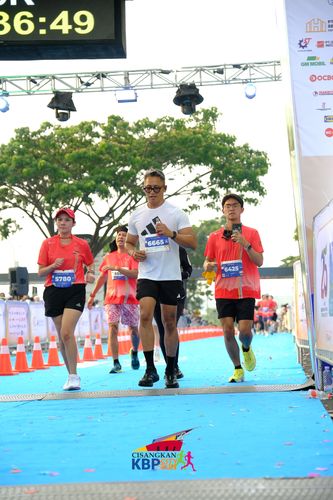 Race photo from CISANGKAN KBP CITY RUN 2025