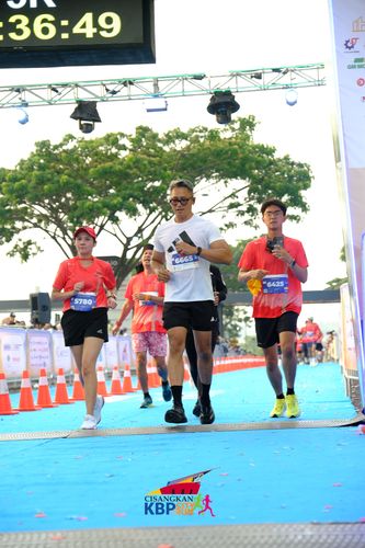 Race photo from CISANGKAN KBP CITY RUN 2025