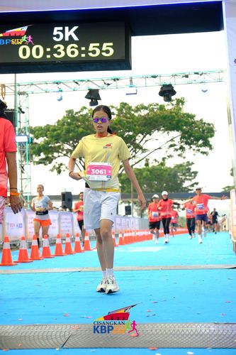 Race photo from CISANGKAN KBP CITY RUN 2025