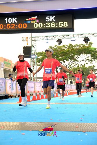 Race photo from CISANGKAN KBP CITY RUN 2025