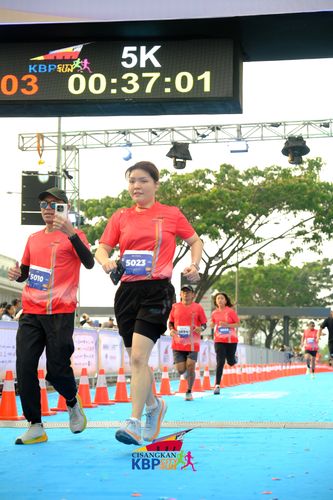 Race photo from CISANGKAN KBP CITY RUN 2025