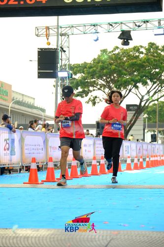 Race photo from CISANGKAN KBP CITY RUN 2025