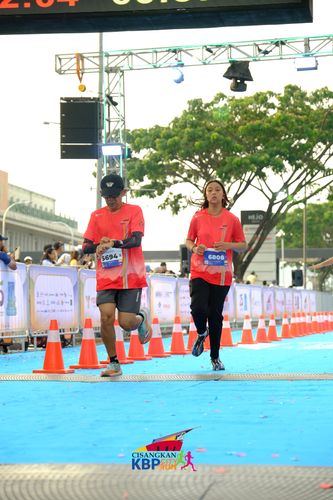 Race photo from CISANGKAN KBP CITY RUN 2025