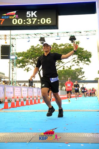 Race photo from CISANGKAN KBP CITY RUN 2025