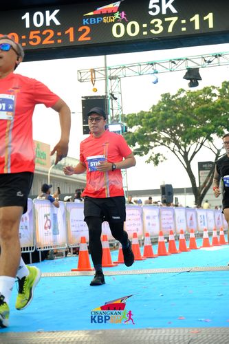 Race photo from CISANGKAN KBP CITY RUN 2025