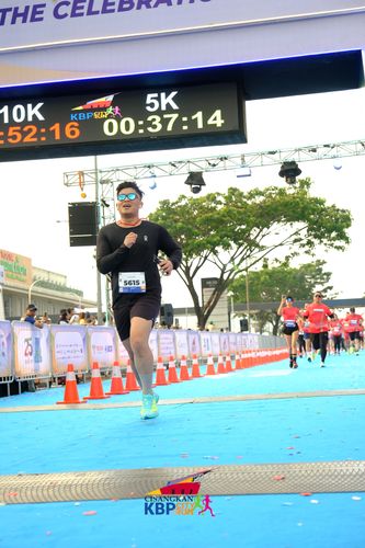 Race photo from CISANGKAN KBP CITY RUN 2025