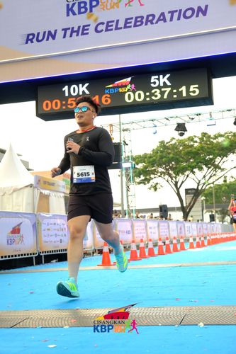 Race photo from CISANGKAN KBP CITY RUN 2025