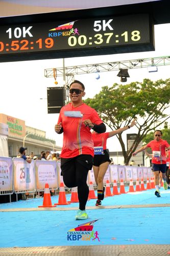 Race photo from CISANGKAN KBP CITY RUN 2025