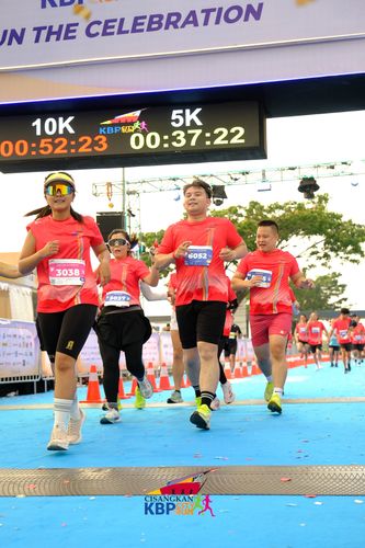 Race photo from CISANGKAN KBP CITY RUN 2025