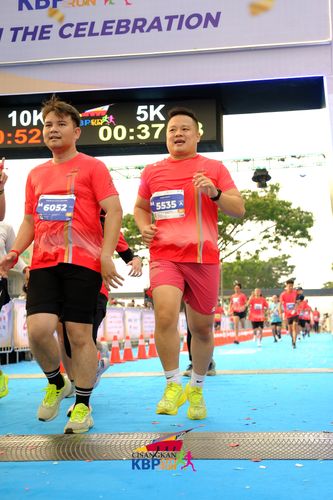 Race photo from CISANGKAN KBP CITY RUN 2025
