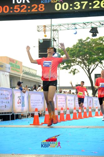 Race photo from CISANGKAN KBP CITY RUN 2025