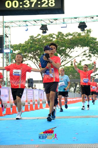 Race photo from CISANGKAN KBP CITY RUN 2025
