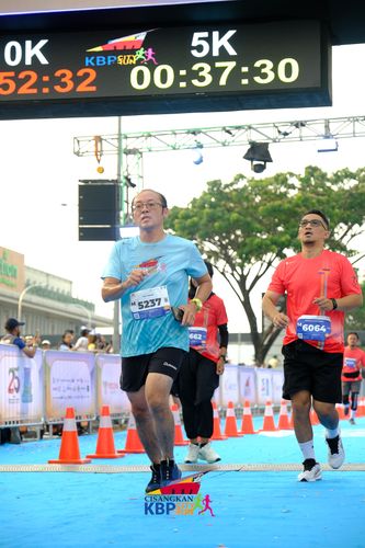 Race photo from CISANGKAN KBP CITY RUN 2025