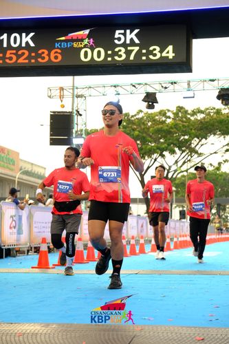 Race photo from CISANGKAN KBP CITY RUN 2025