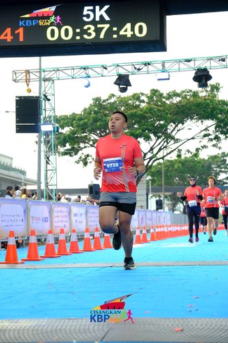Race photo from CISANGKAN KBP CITY RUN 2025