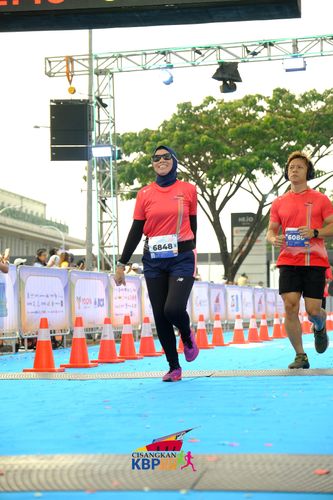 Race photo from CISANGKAN KBP CITY RUN 2025