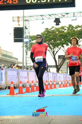 Race photo from CISANGKAN KBP CITY RUN 2025