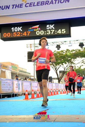 Race photo from CISANGKAN KBP CITY RUN 2025