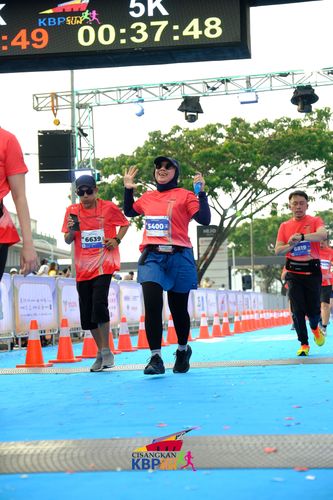 Race photo from CISANGKAN KBP CITY RUN 2025