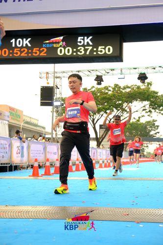 Race photo from CISANGKAN KBP CITY RUN 2025