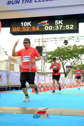 Race photo from CISANGKAN KBP CITY RUN 2025