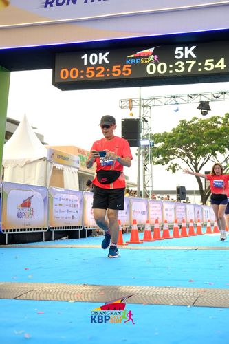 Race photo from CISANGKAN KBP CITY RUN 2025
